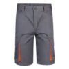 VL HEMERA. Two-tone, multi-pocket stretch Bermuda shorts (240g/m²), in cotton (46%), EME (38%) and polyester (16%)