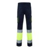 36021_204-b VL ZEUS LARGE. Two-tone, multi-pocket stretch trousers (240g/m²), in cotton (46%), EME (38%) and polyester (16%)
