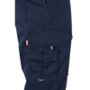 36021_204-e VL ZEUS LARGE. Two-tone, multi-pocket stretch trousers (240g/m²), in cotton (46%), EME (38%) and polyester (16%)