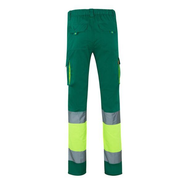 36021_209-b VL ZEUS LARGE. Two-tone, multi-pocket stretch trousers (240g/m²), in cotton (46%), EME (38%) and polyester (16%)
