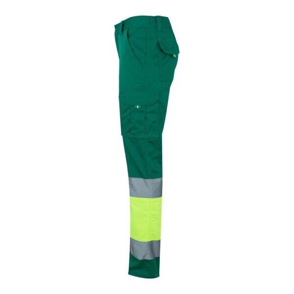 36021_209-c VL ZEUS LARGE. Two-tone, multi-pocket stretch trousers (240g/m²), in cotton (46%), EME (38%) and polyester (16%)