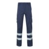 VL DIONYSUS. Multi-pocket stretch trousers (240g/m²), in cotton (46%), EME (38%) and polyester (16%)