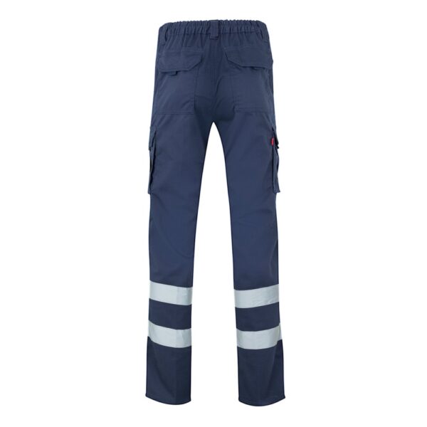 VL DIONYSUS. Multi-pocket stretch trousers (240g/m²), in cotton (46%), EME (38%) and polyester (16%)
