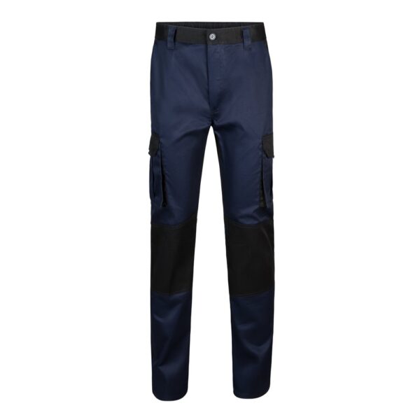 VL NJORD. Two-tone multi-pocket twill trousers (240 g/m²), in cotton (35%) and polyester (65%)