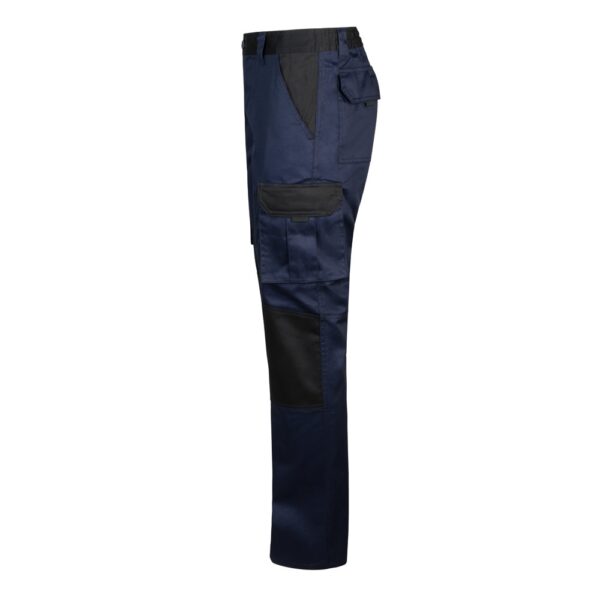 VL NJORD. Two-tone multi-pocket twill trousers (240 g/m²), in cotton (35%) and polyester (65%)