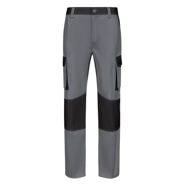 VL NJORD. Two-tone multi-pocket twill trousers (240 g/m²), in cotton (35%) and polyester (65%)
