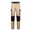VL NJORD. Two-tone multi-pocket twill trousers (240 g/m²), in cotton (35%) and polyester (65%)