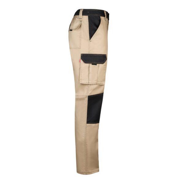 VL NJORD. Two-tone multi-pocket twill trousers (240 g/m²), in cotton (35%) and polyester (65%)