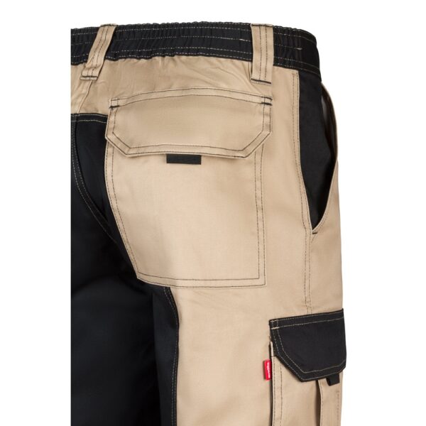 VL NJORD. Two-tone multi-pocket twill trousers (240 g/m²), in cotton (35%) and polyester (65%)