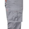VL FIDES. Two-tone, multi-pocket stretch trousers (240g/m²), in cotton (46%), EME (38%) and polyester (16%)