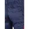VL FIDES. Two-tone, multi-pocket stretch trousers (240g/m²), in cotton (46%), EME (38%) and polyester (16%)