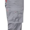 VL FIDES. Two-tone, multi-pocket stretch trousers (240g/m²), in cotton (46%), EME (38%) and polyester (16%)