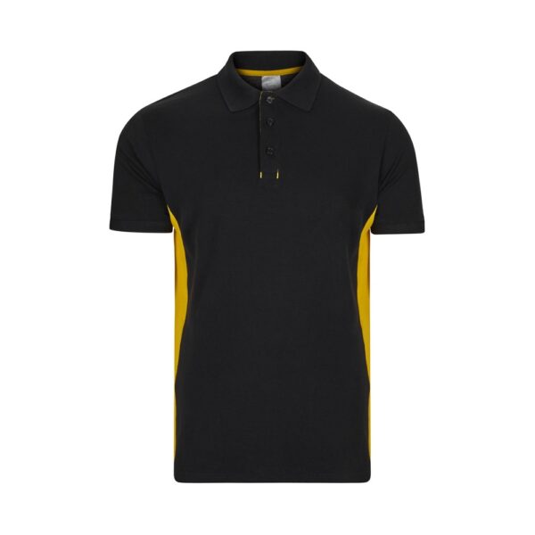 VL SUPAY. Two-tone piqué polo shirt (180g/m²), short sleeve, in cotton (60%) and polyester (40%)