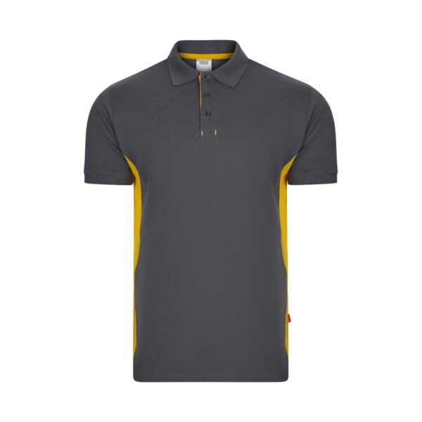 VL SUPAY. Two-tone piqué polo shirt (180g/m²), short sleeve, in cotton (60%) and polyester (40%)