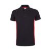 VL SUPAY. Two-tone piqué polo shirt (180g/m²), short sleeve, in cotton (60%) and polyester (40%)