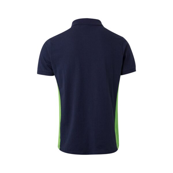 VL SUPAY. Two-tone piqué polo shirt (180g/m²), short sleeve, in cotton (60%) and polyester (40%)