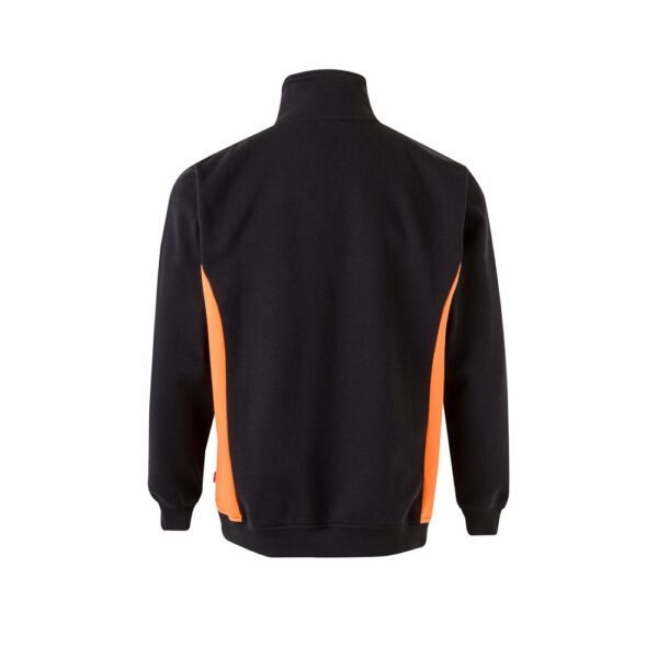 VL SVAROG. Two-tone terry sweatshirt (260g/m²), in polyester (65%) and cotton (35%)