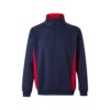 VL SVAROG. Two-tone terry sweatshirt (260g/m²), in polyester (65%) and cotton (35%)