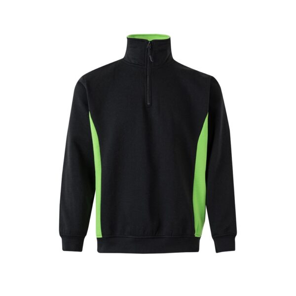 VL SVAROG. Two-tone terry sweatshirt (260g/m²), in polyester (65%) and cotton (35%)