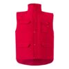 VL MEFITIS. Multi-pocket padded vest (220g/m²), in polyester (100%)