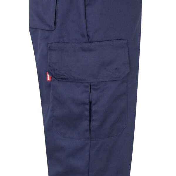 VL ATHENA. Two-tone twill trousers (210g/m²), lined, multi-pocket, in cotton (20%) and polyester (80%)