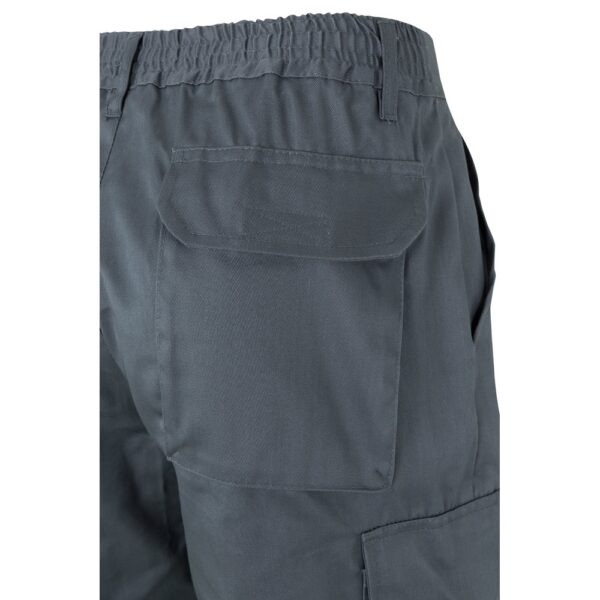 VL ATHENA. Two-tone twill trousers (210g/m²), lined, multi-pocket, in cotton (20%) and polyester (80%)