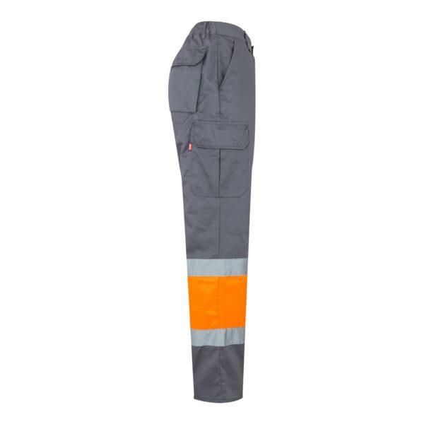 VL POSEIDON. Two-tone multi-pocket twill trousers (210g/m²), in cotton (20%) and polyester (80%)
