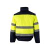 36059_204-b VL JUPITER. Two-tone padded jacket (180g/m²) in polyester (100%), with PU coating
