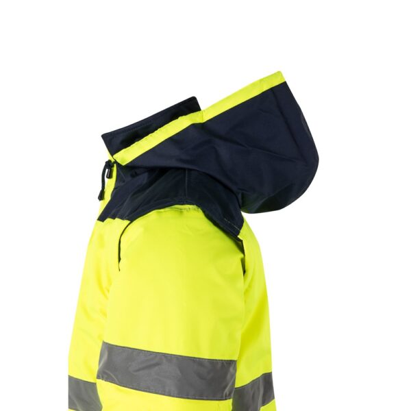 36059_204-f VL JUPITER. Two-tone padded jacket (180g/m²) in polyester (100%), with PU coating