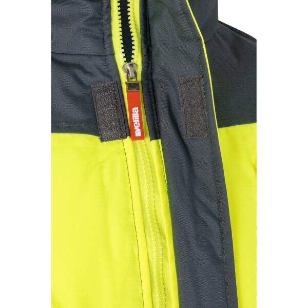 36059_207-e VL JUPITER. Two-tone padded jacket (180g/m²) in polyester (100%), with PU coating