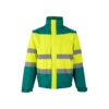 36059_209 VL JUPITER. Two-tone padded jacket (180g/m²) in polyester (100%), with PU coating