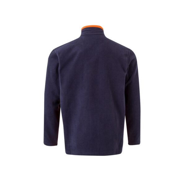 VL GERAS. Two-tone fleece jacket (220g/m²) in polyester (100%)