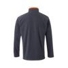 VL GERAS. Two-tone fleece jacket (220g/m²) in polyester (100%)