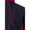 VL GERAS. Two-tone fleece jacket (220g/m²) in polyester (100%)