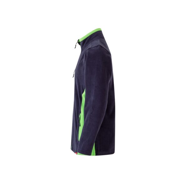 VL GERAS. Two-tone fleece jacket (220g/m²) in polyester (100%)