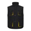 36082_203 VL NERGAL. Padded vest, two-tone, multi-pocket (120g/m²), in polyester (100%)