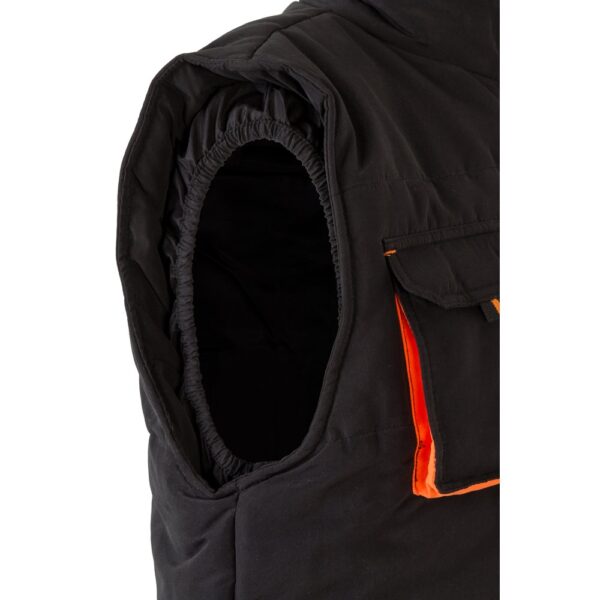 36082_213-f VL NERGAL. Padded vest, two-tone, multi-pocket (120g/m²), in polyester (100%)