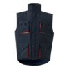 36082_214 VL NERGAL. Padded vest, two-tone, multi-pocket (120g/m²), in polyester (100%)