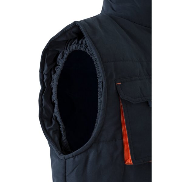 36082_214-f VL NERGAL. Padded vest, two-tone, multi-pocket (120g/m²), in polyester (100%)