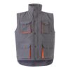 36082_217 VL NERGAL. Padded vest, two-tone, multi-pocket (120g/m²), in polyester (100%)