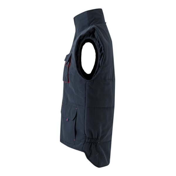 36082_224-c VL NERGAL. Padded vest, two-tone, multi-pocket (120g/m²), in polyester (100%)