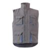 36082_227 VL NERGAL. Padded vest, two-tone, multi-pocket (120g/m²), in polyester (100%)
