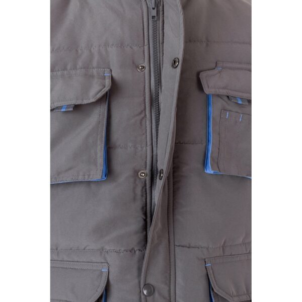 36082_227-e VL NERGAL. Padded vest, two-tone, multi-pocket (120g/m²), in polyester (100%)