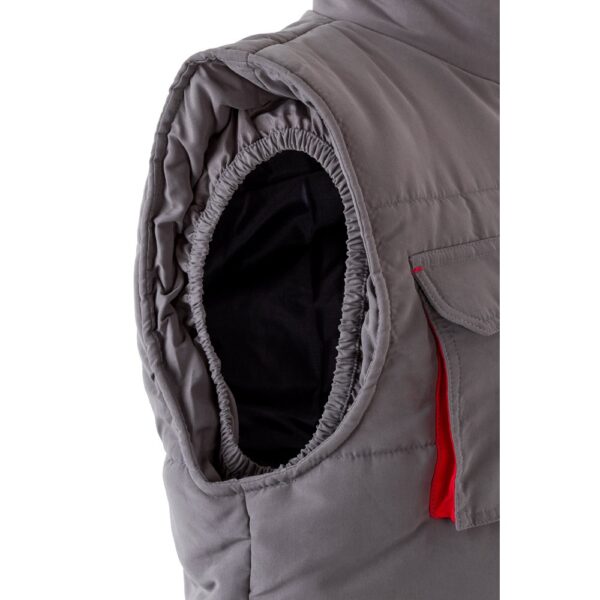 36082_237-f VL NERGAL. Padded vest, two-tone, multi-pocket (120g/m²), in polyester (100%)