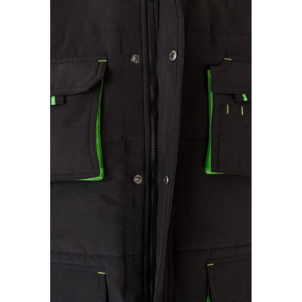 36082_243-e VL NERGAL. Padded vest, two-tone, multi-pocket (120g/m²), in polyester (100%)