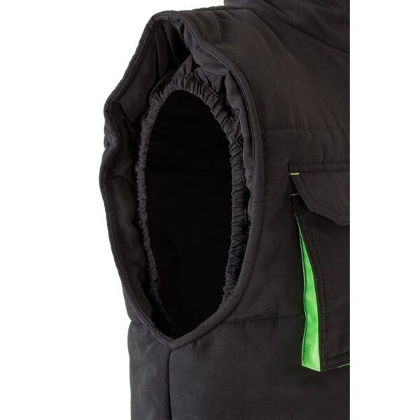 36082_243-f VL NERGAL. Padded vest, two-tone, multi-pocket (120g/m²), in polyester (100%)