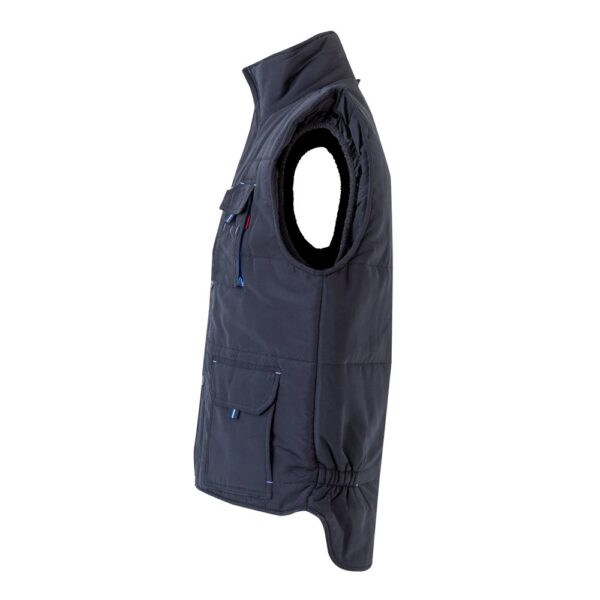 36082_244-c VL NERGAL. Padded vest, two-tone, multi-pocket (120g/m²), in polyester (100%)