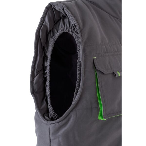 36082_247-f VL NERGAL. Padded vest, two-tone, multi-pocket (120g/m²), in polyester (100%)