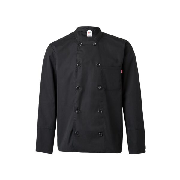 36123_103 VL KALI. Long-sleeved kitchen jacket (175g/m²), in cotton (35%) and polyester (65%)