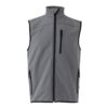 VL VARUNA. Soft shell vest (280g/m²), with polar lining, in polyester (94%) and elastane (6%)